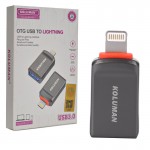 تبدیل OTG (USB To Lightning) کلومن (KOLUMAN) مدل K-OT16