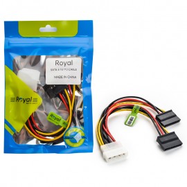 کابل برق ساتا (SATA) 4-15 1*2 رویال (Royal)