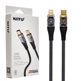 کابل تایپ سی به آیفون (Type-C to Lightning) نیتو (NITU) طول 1 متر مدل NC302