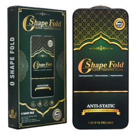گلس گوشی آیفون ESD آنتی استاتیک شیپ فلد (O-Shape Fold) مدل iPhone 15ProMax