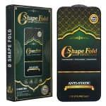 گلس گوشی آیفون ESD آنتی استاتیک شیپ فلد (O-Shape Fold) مدل iPhone 15ProMax