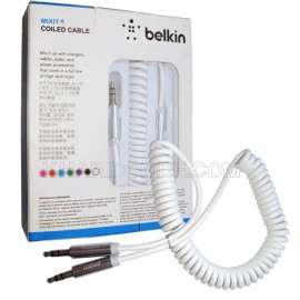 کابل 1 به 1 صدا فنری 1.8 متری Belkin سفید