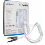 کابل 1 به 1 صدا فنری 1.8 متری Belkin سفید