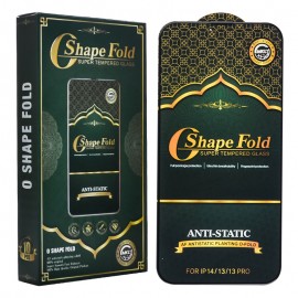 گلس گوشی آیفون ESD آنتی استاتیک شیپ فلد (O-Shape Fold) مدل iPhone 14 / iPhone 13