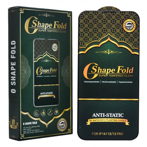 گلس گوشی آیفون ESD آنتی استاتیک شیپ فلد (O-Shape Fold) مدل iPhone 14