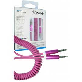 کابل 1 به 1 صدا فنری 1.8 متری Belkin صورتی