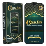 گلس گوشی آیفون ESD آنتی استاتیک شیپ فلد (O-Shape Fold) مدل iPhone XR/11