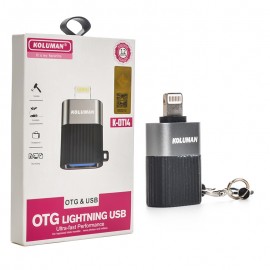 تبدیل OTG (USB To Lightning) کلومن (KOLUMAN) مدل K-OT14