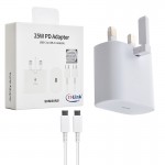 شارژر سه شاخه اروپایی سامسونگ (Samsung) 25W+کابل (Type-C to Type-C) مدل EP-TA800 گارانتی آی تی لینک