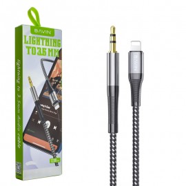 کابل لایتنینگ به 3.5 میلیمتری (Lightning To Aux) باوین (BAVIN) مدل AUX-29