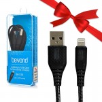 بسته 10 عددی کابل آیفون (Lightning) طول 2 متر بیاند (Beyond) مدل BA-316 + سه عدد رایگان