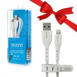 بسته 3+10 کابل آیفون (Lightning) طول 1 متر بیاند (Beyond) مدل BA-343 (سه عدد هدیه)
