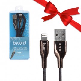 بسته 3+10 کابل آیفون (Lightning) طول 1 متر بیاند (Beyond) مدل BA-567 (سه عدد هدیه)