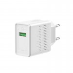 شارژر دیواری تک پورت + کابل تایپ سی مک دودو (Mcdodo) 18W مدل CH-5750