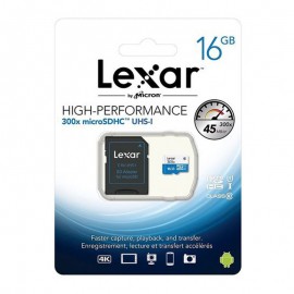 رم موبایل لکسار (LeXar) مدل 16GB MicroSD 300X 45MB/s خشاب دار