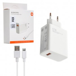 شارژر دیواری 67W وات + کابل تایپ سی شیائومی (Xiaomi) مدل VCA7GAcH کپی