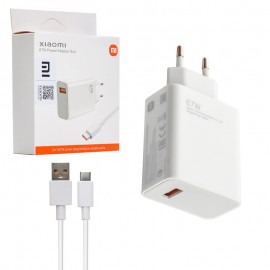 شارژر دیواری 67W وات + کابل تایپ سی شیائومی (Xiaomi) مدل VCA7GAcH کپی