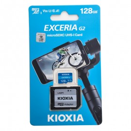 رم موبایل کیوکسیا (KIOXIA) مدل 128GB MicroSD U3 V30 EXCERIA خشاب دار