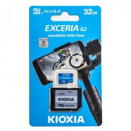 رم موبایل کیوکسیا (KIOXIA) مدل 32GB MicroSD U3 V30 EXCERIA خشاب دار