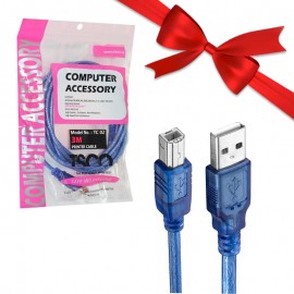 بسته 1+10 کابل پرینتر USB تسکو (TSCO) مدل TC 02 طول 3 متر (یک عدد هدیه)