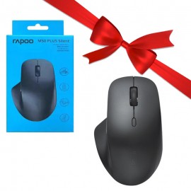 بسته 1+10 موس بی سیم رپو (RAPOO) مدل M50 Plus Silent (یک عدد هدیه)