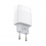 شارژر دیواری 2 پورت + کابل آیفون هوکو (hoco) مدل C73A