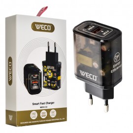 کلگی شارژر 38 وات 2 پورت ویکو (WECO) مدل WECO-53