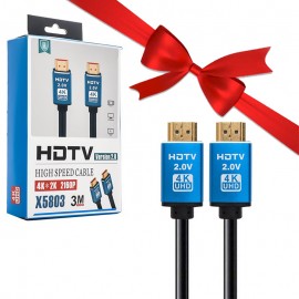 بسته 1+10 کابل HDMI 2.0 4K یوسن (U-SAN) طول 3 متر مدل X5803 (یک عدد هدیه)