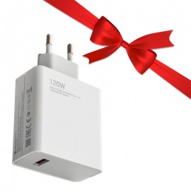بسته 1+10 کلگی شارژر 120 وات شیائومی (Xiaomi) مدل MDY-12-EH کپی (یک عدد هدیه)