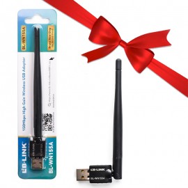 بسته 1+5 دانگل wifi شبکه آنتن دار 5Dbi ال بی لینک (LB-LINK) مدل BL-WN155A (یک عدد هدیه)