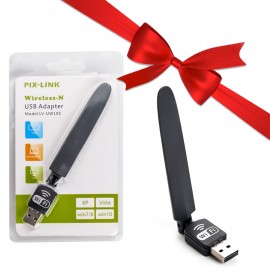 بسته 1+10 دانگل wifi شبکه آنتن دار پیکس لینک (PIX-LINK) مدل LV-UW10S (یک عدد هدیه)