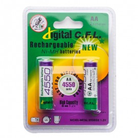 باتری قلمی شارژی سی اف ال (C.F.L) مدل Ni-MH-AA 1.2V 4550mAh (کارتی 2 تایی)