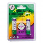 باتری قلمی شارژی سی اف ال (C.F.L) مدل Ni-MH-AA 1.2V 4550mAh (کارتی 2 تایی)