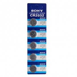 باتری سکه ای سونی (SONY) مدل CR2032 (کارتی 5 تایی)
