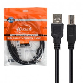 کابل پرینتر USB AM/BM کایزر (KAISER) طول 1.5 متر
