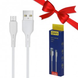 بسته 1+10 کابل اندروید (MicroUSB) کن (CAN) طول 80 سانتی متر مدل 1115 (یک عدد هدیه)