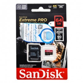 رم موبایل و دوربین سن دیسک (SanDisk) مدل 64GB Extreme Pro 200MB/S خشاب دار گارانتی سازگار