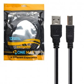 کابل پرینتر USB2.0 وان مکس (ONE MAX) طول 3 متر