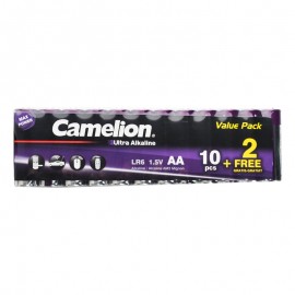 باتری قلمی کملیون (Camelion) مدل Ultra Alkaline LR6 AA (شیرینگ 12 تایی)