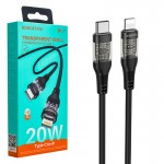 کابل تایپ سی به آیفون (Type-C to Lightning) بروفون (BOROFONE) طول 1.2 متر مدل BU37