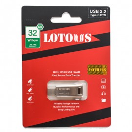 فلش OTG Type-C لوتوس (LOTOUS) مدل 32GB Willow USB3.2