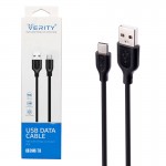 کابل تایپ سی (Type-C) وریتی (VERITY) طول 1 متر مدل CB 3146 T-B