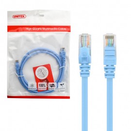 کابل شبکه CAT6 UTP پچ کورد یونیتک (UNITEK) طول 1 متر مدل Y-C809ABL