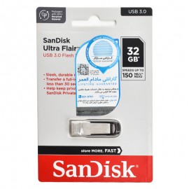 فلش سن دیسک (SanDisk) مدل 32GB Ultra Flair CZ73 USB3.0 گارانتی سازگار
