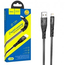 کابل آیفون (Lightning) فلت هوکو (hoco) طول 1.2 متر مدل U105