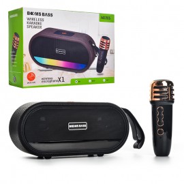 اسپیکر بلوتوث میکروفون دار بومز باس (BOOMS BASS) مدل M2205
