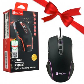 بسته 1+10 موس گیمینگ سیم دار پرووان (ProOne) مدل PMG30 (یک عدد هدیه)