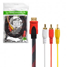 کابل تصویر HDMI TO AV بی ایکس وای (BXY) طول 1.5 متر