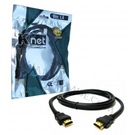 کابل 3D 1.4 HDMI طول 1.5 متر مدل KNET K-HC300