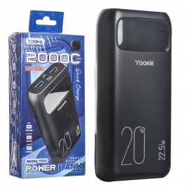 پاوربانک یوکی (Yookie) مدل YO52 ظرفیت 20000mAh